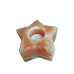 Himalajų druskos  žvakidė (rausva, žvaigždės formos, lygi), ~700g